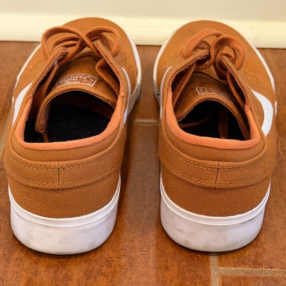 Nike SB Zoom Stefan Janoski Canvas RM Shoes Cider (Brown) White hoes Mens Sz 7.5 - Picture 9 of 11